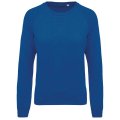 Dames Sweater Kariban BIO raglanmouwen Ocean Blue Heather